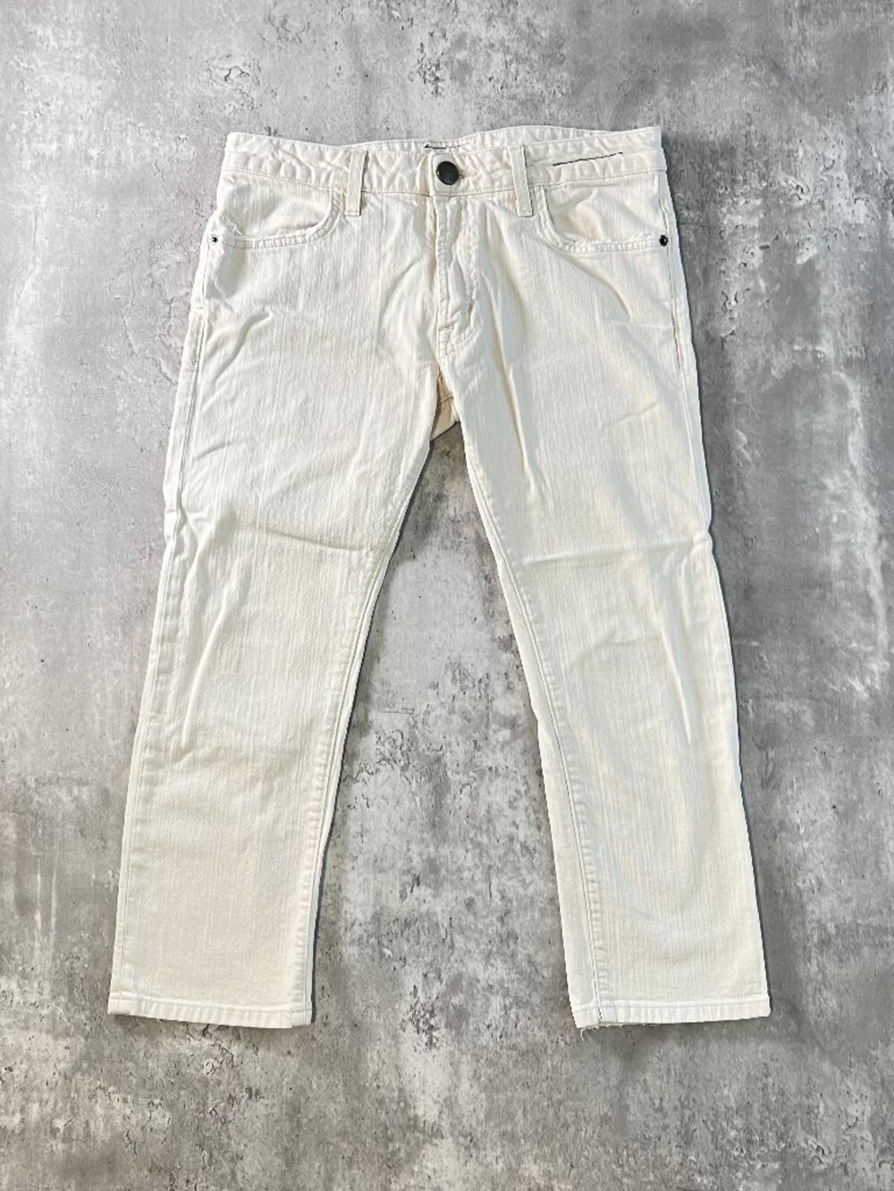 Current/Elliott Jeans Womens 24 White Skinny Slim Stretch Denim Pants